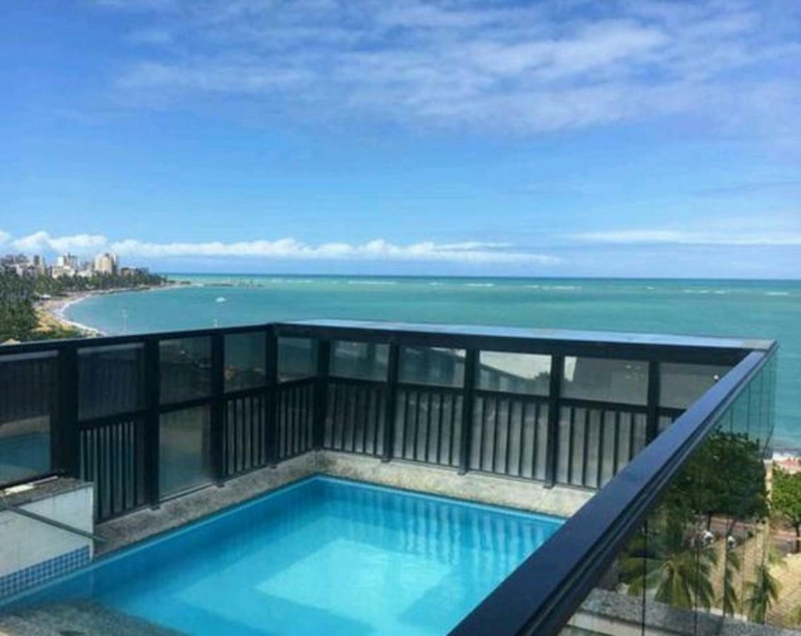 Maceió Na Beira Mar De Pajucara- Edif Neo- Apartamento Quarto E Sala- Tem Varanda - Vista Lateral Do Mar- Rua Julio Plech Filho 60 Esquina Com Avenida Doutor Antonio Gouveia - Consumo Eletrico E Pago No Ckeck-Out 1Kwh E 1,35 Reias מראה חיצוני תמונה